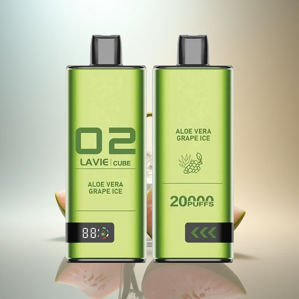 Lavie Cube 20000 Puffs Aloe Vera Druvis Glass med 5% Nikotin och 600mAh