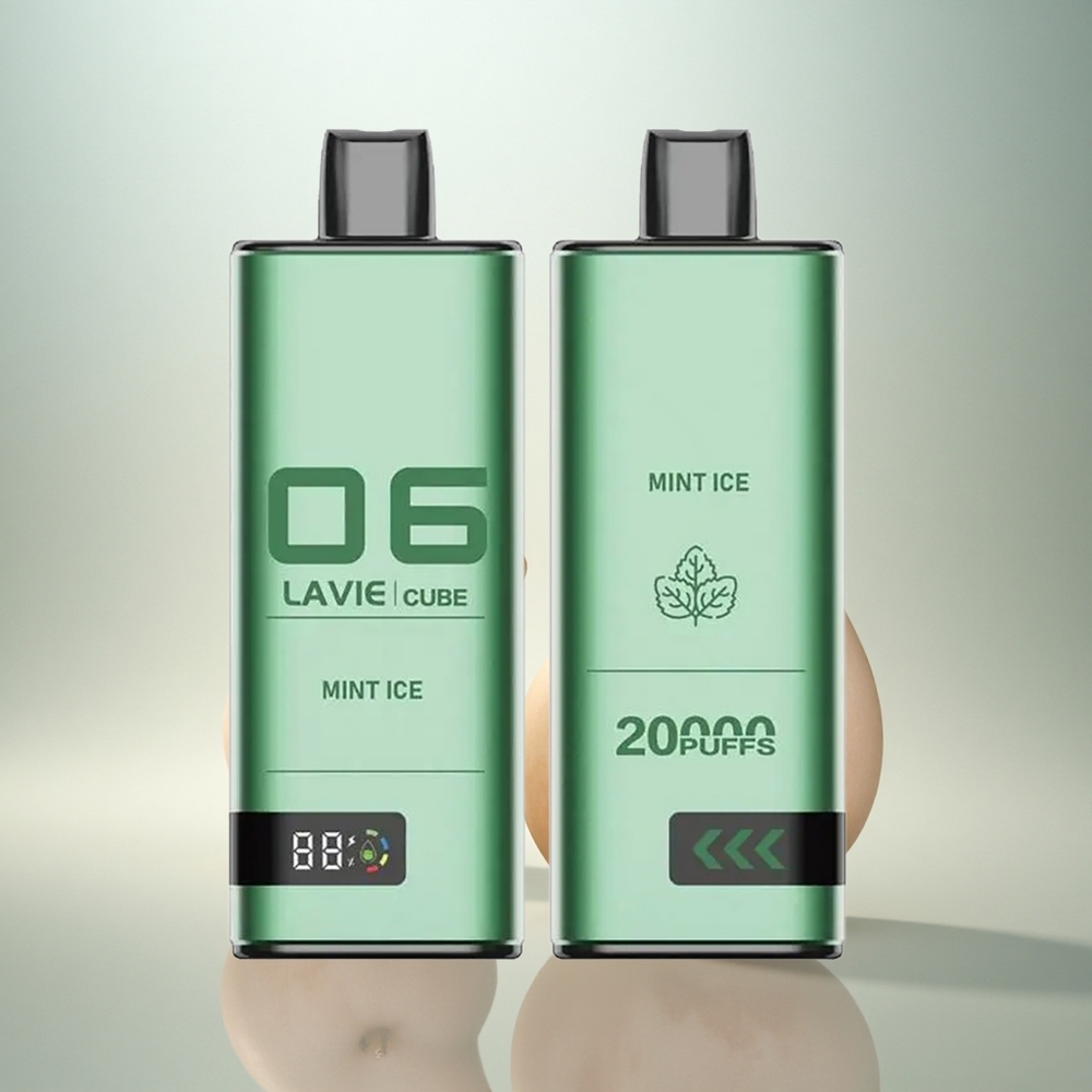 Lavie Cube 20000 Puffs Pepparmynt Is 28ML 5% Nikotin 600mAh