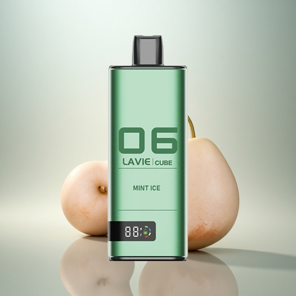 Lavie Cube 20000 Puffs Pepparmynt Is 28ML 5% Nikotin 600mAh
