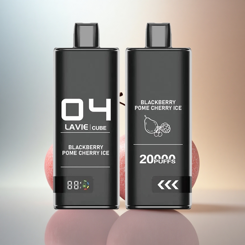 Lavie Cube 20000 Puffs Svartbär Pommes Körsbär Is 28ML 5% Nikotin 600mAh