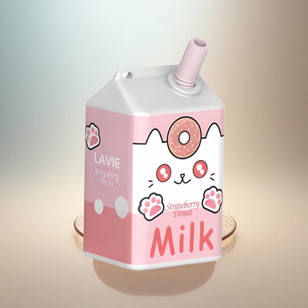 Lavie Milk 7000 Puffs Jordgubbsmunk 16ML 600mAh