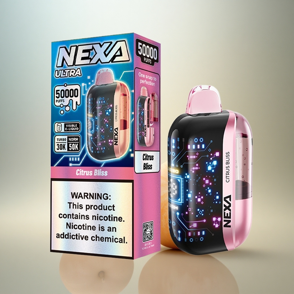 NEXA Ultra 50000 Puffs Citrusfröjd 20ml 800mAh 5% nikotin