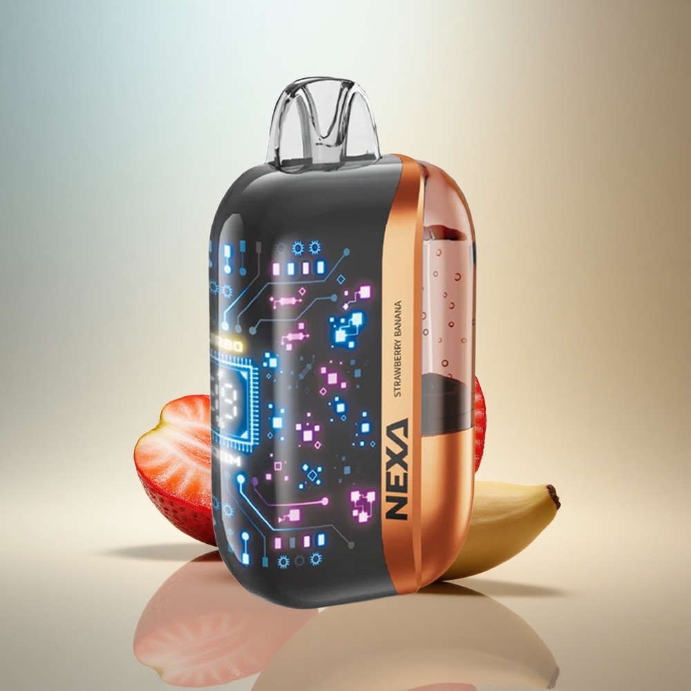 NEXA Ultra 50000 Puffs Jordgubb Banan 20ml 800mAh 5% Nikotin