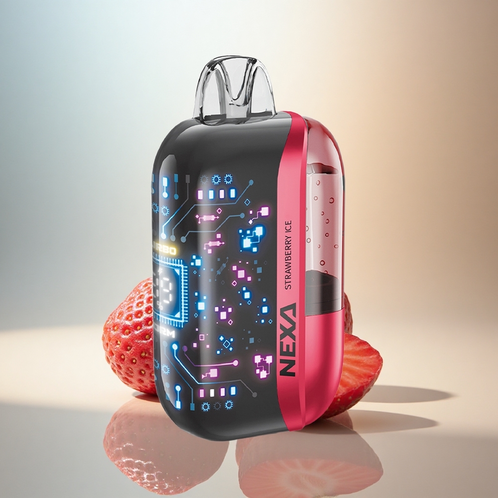 NEXA Ultra 50000 Puffs Jordgubb Is 20ml 5% Nikotin 800mAh