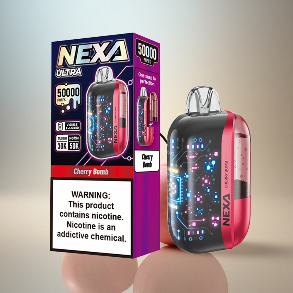 NEXA Ultra 50000 Puffs Körsbärsbomb 20ml 800mAh 5% nikotin