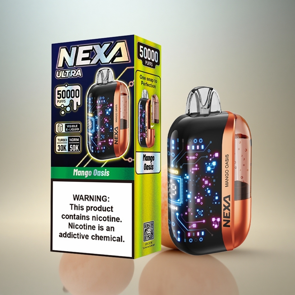 NEXA Ultra 50000 Puffs Mango Oas Dual Mesh 5% Nikotin 800mAh