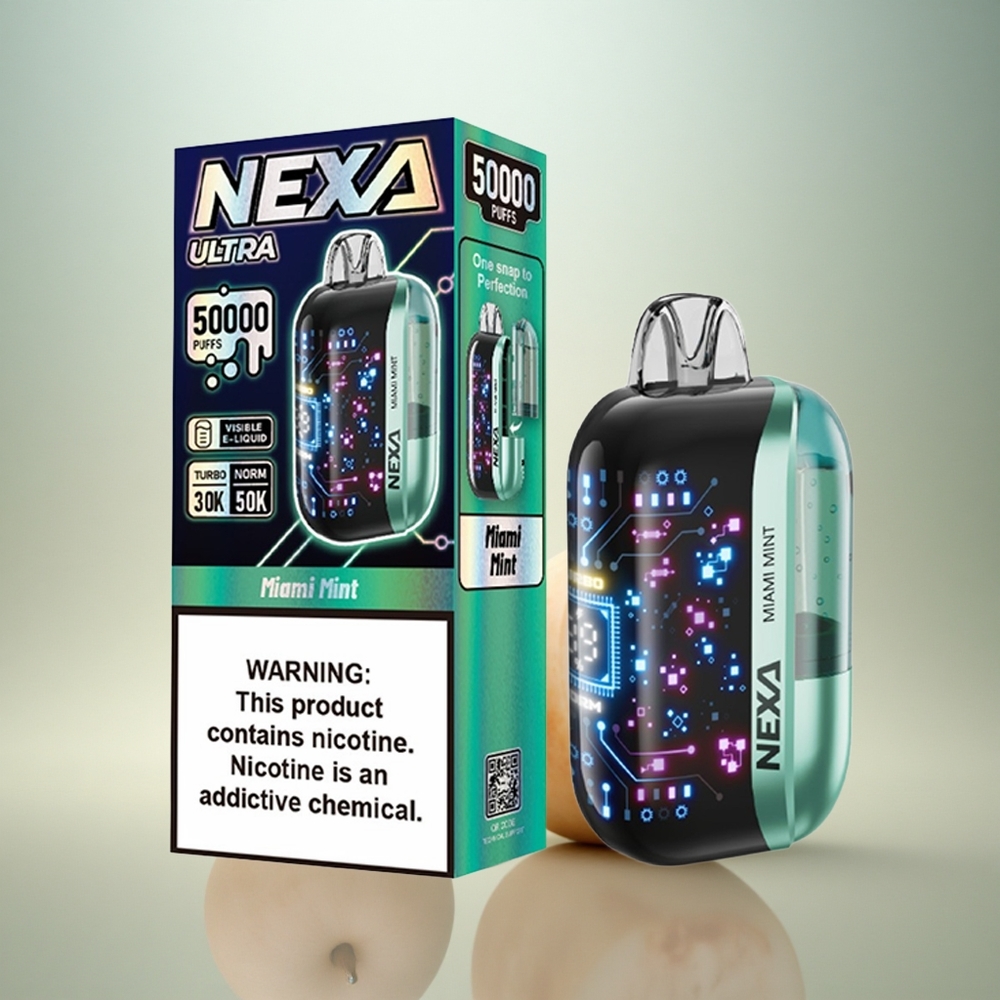 NEXA Ultra 50000 Puffs Miami Mint 20ml 800mAh Nikotin 5%