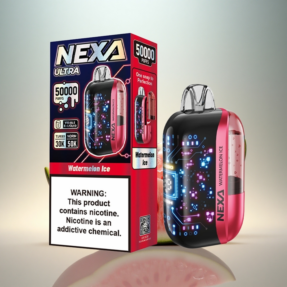 NEXA Ultra 50000 Puffs Vattenmelonskål Is med 5% nikotin och 800mAh