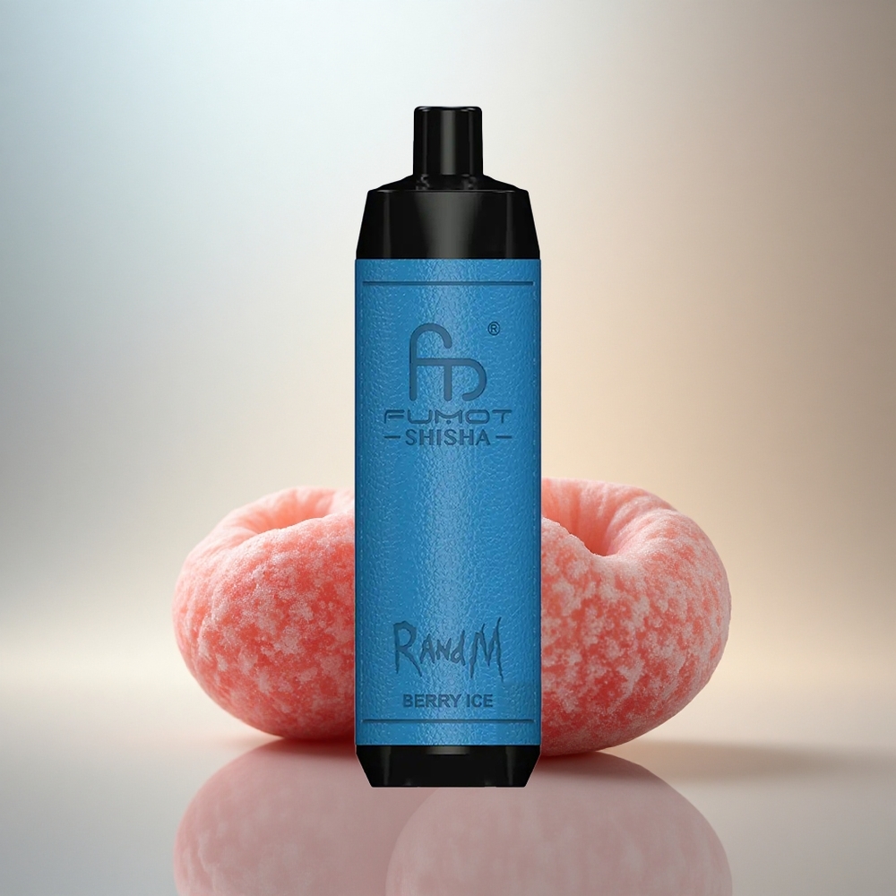 RandM Fumot Shisha 10000 Puffs Bärglass med LED & 850 mAh Batteri