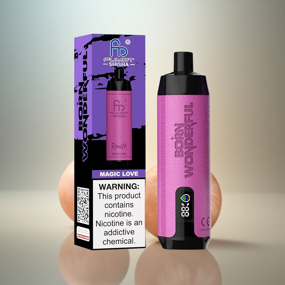 RandM Fumot Shisha 10000 Puffs Magisk Kärlek 18ml 850mAh 0.5% Nikotin