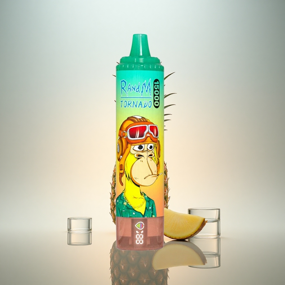 RandM Fumot Tornado 15000 Puffs Ananas Is 25ml 850mAh Mesh