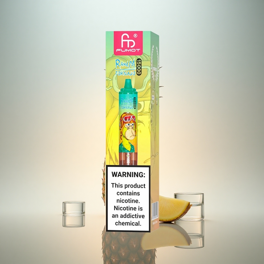 RandM Fumot Tornado 15000 Puffs Ananas Is 25ml 850mAh Mesh