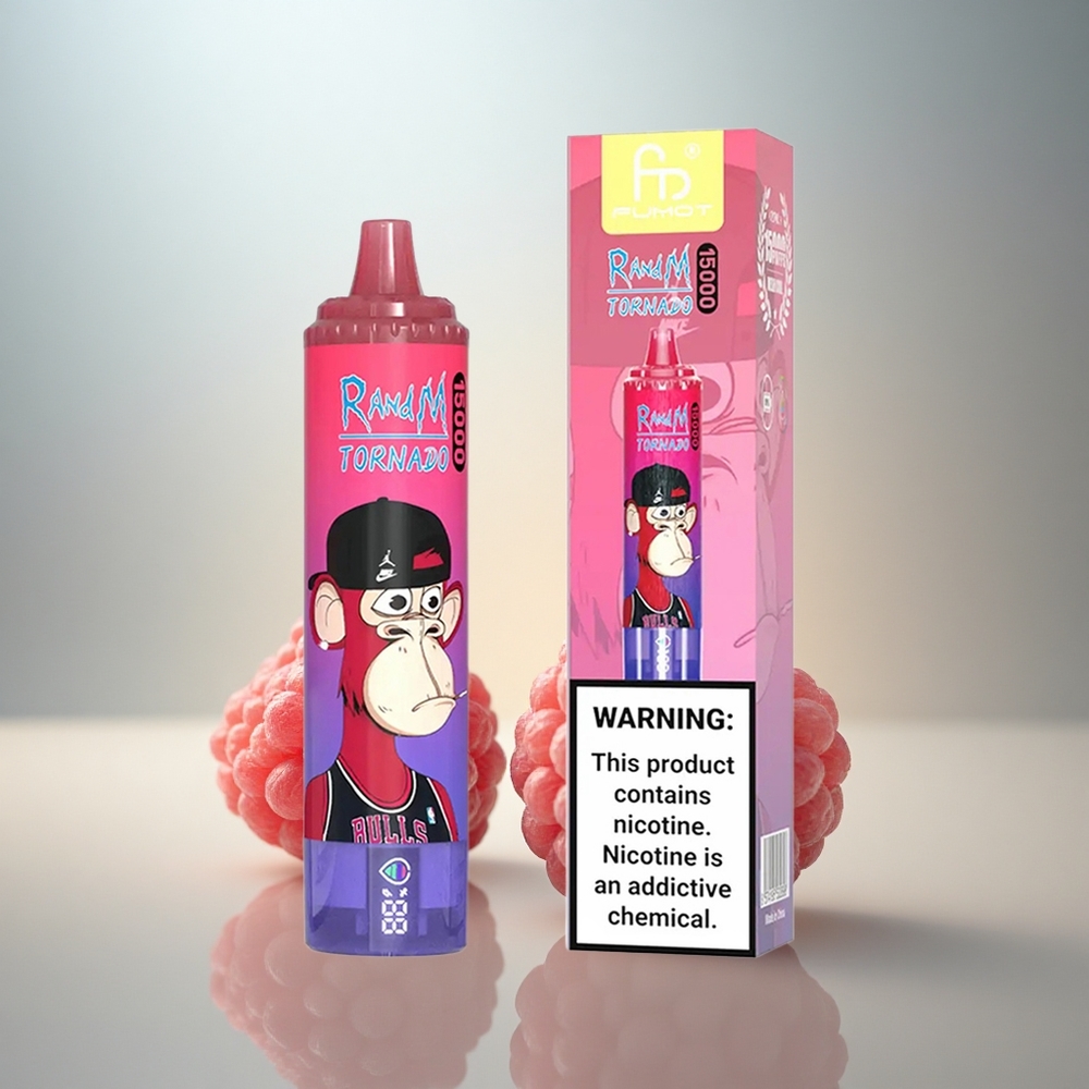 RandM Fumot Tornado 15000 Puffs Blåhallon 25ml 850mAh Mesh