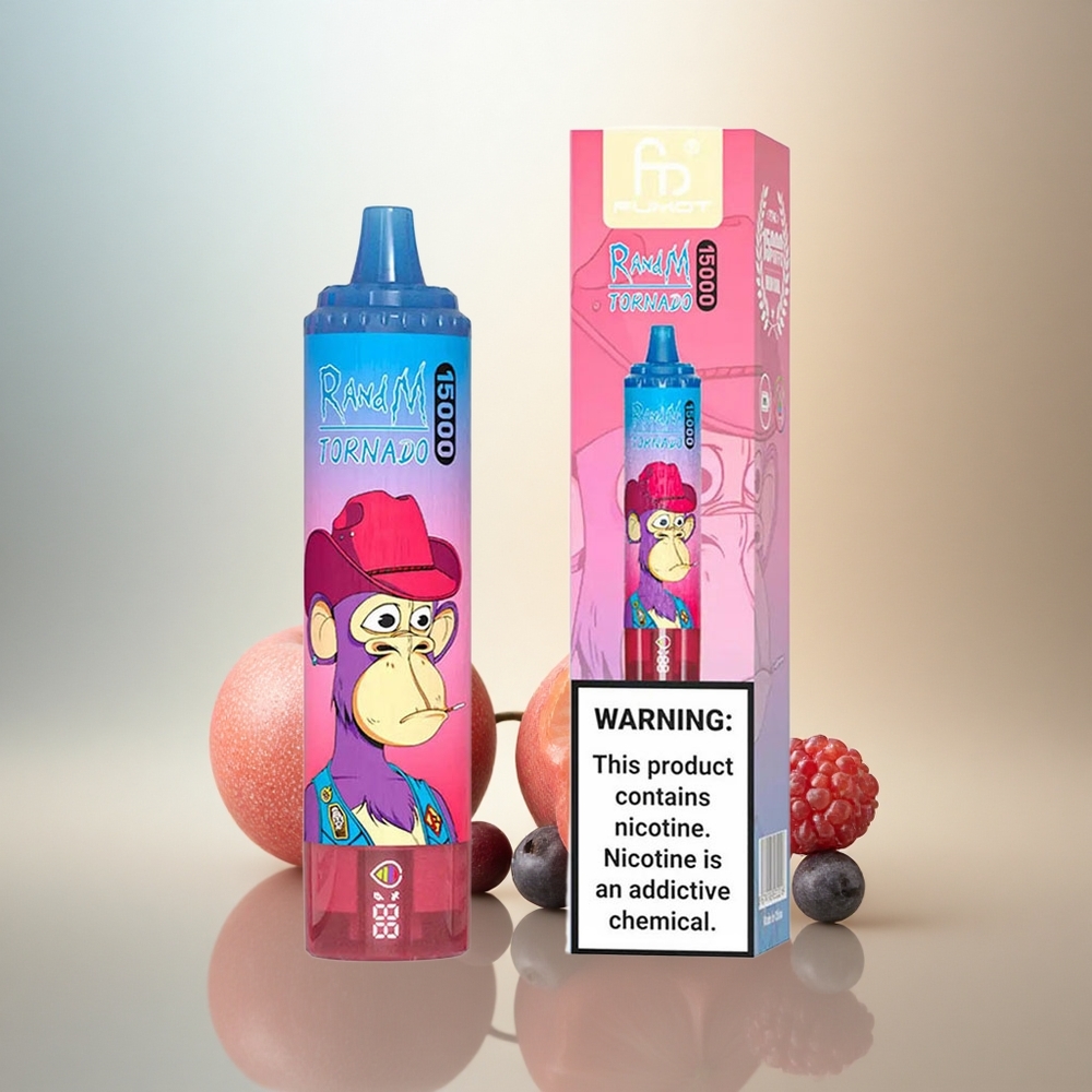 RandM Fumot Tornado 15000 Puffs Blandade Bär 25ml 5% Nikotin Mesh Coil