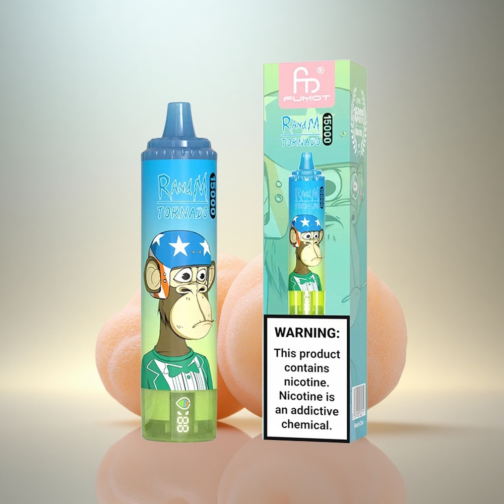 RandM Fumot Tornado 15000 Puffs Gummy Björn 25ml 850mAh Mesh