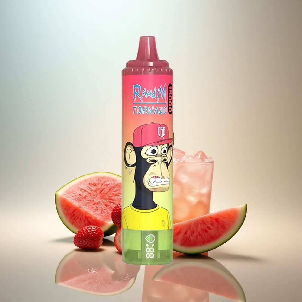 RandM Fumot Tornado 15000 Puffs Jordgubb Vattenmelon Lemonad 25ml 850mAh