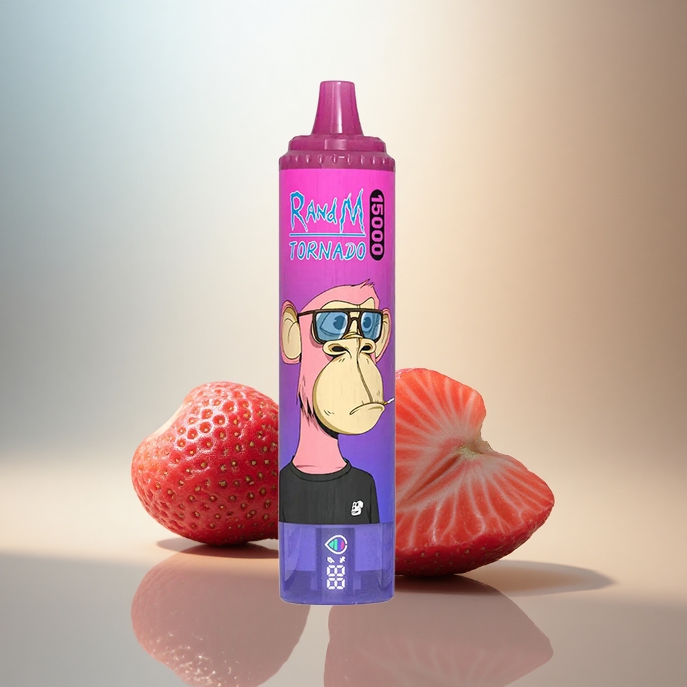 RandM Fumot Tornado 15000 Puffs Jordgubb Vinbär 25ml 850mAh