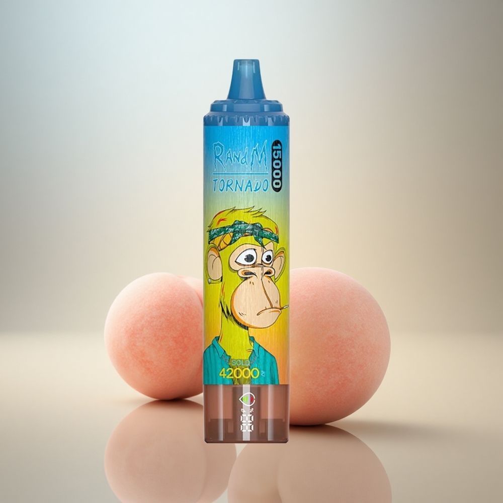 RandM Fumot Tornado 15000 Puffs Persika Mango 25ml 850mAh Mesh