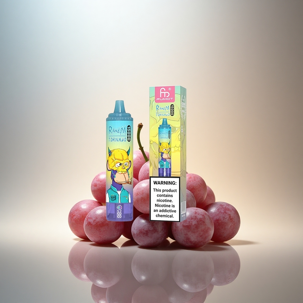 RandM Fumot Tornado 15000 Puffs Vindruvis 25ml 850mAh
