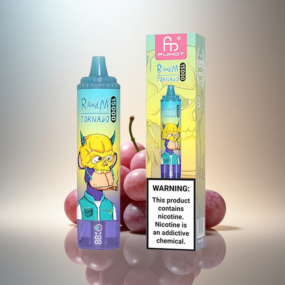RandM Fumot Tornado 15000 Puffs Vindruvis 25ml 850mAh