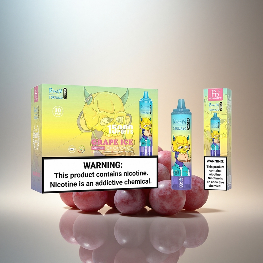 RandM Fumot Tornado 15000 Puffs Vindruvis 25ml 850mAh
