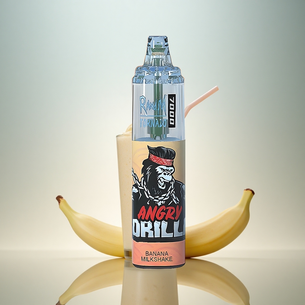 RandM Fumot Tornado 7000 Puffs Bananskak Med 5% Nikotin Och 850 mAh