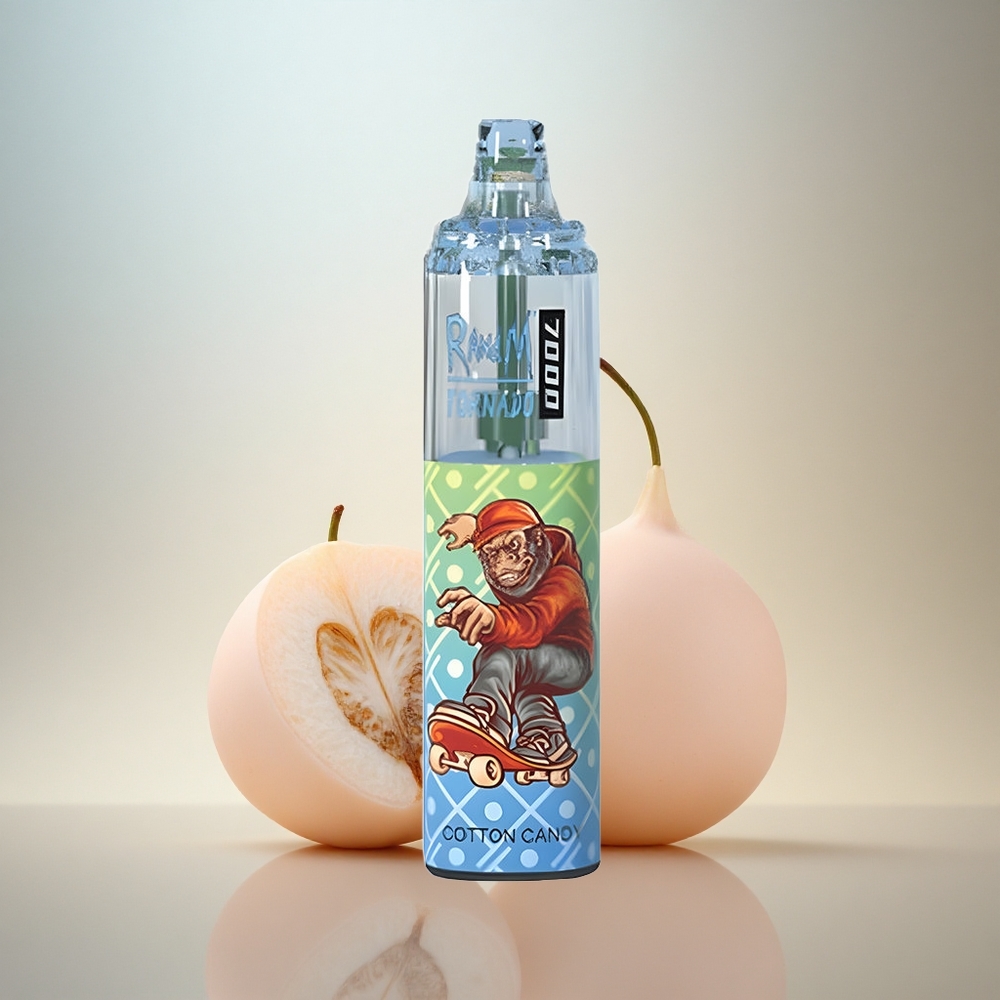 RandM Fumot Tornado 7000 Puffs Bomullssocker 850mAh Mesh Coil