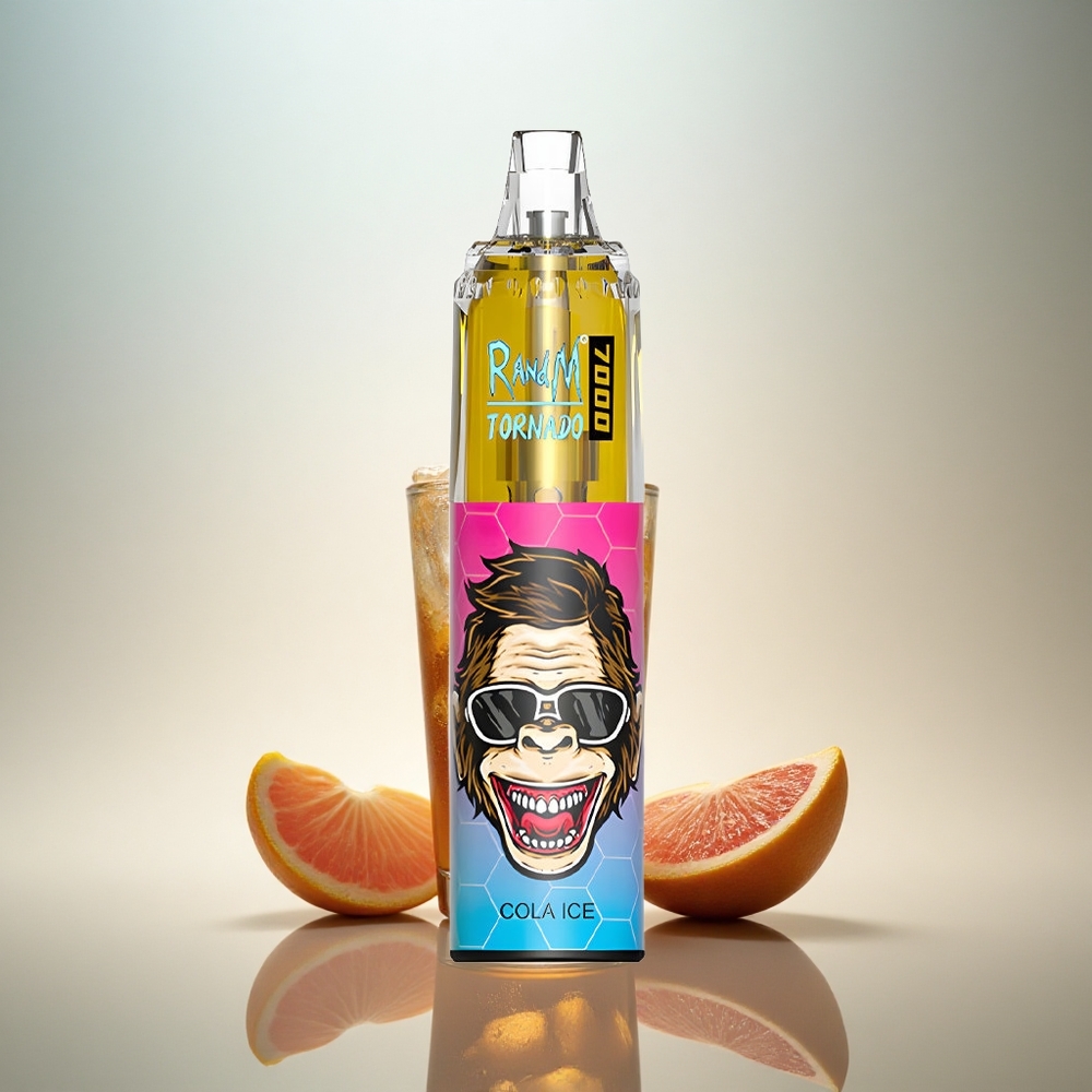 RandM Fumot Tornado 7000 Puffs Cola Is med Mesh Coil och 850 mAh