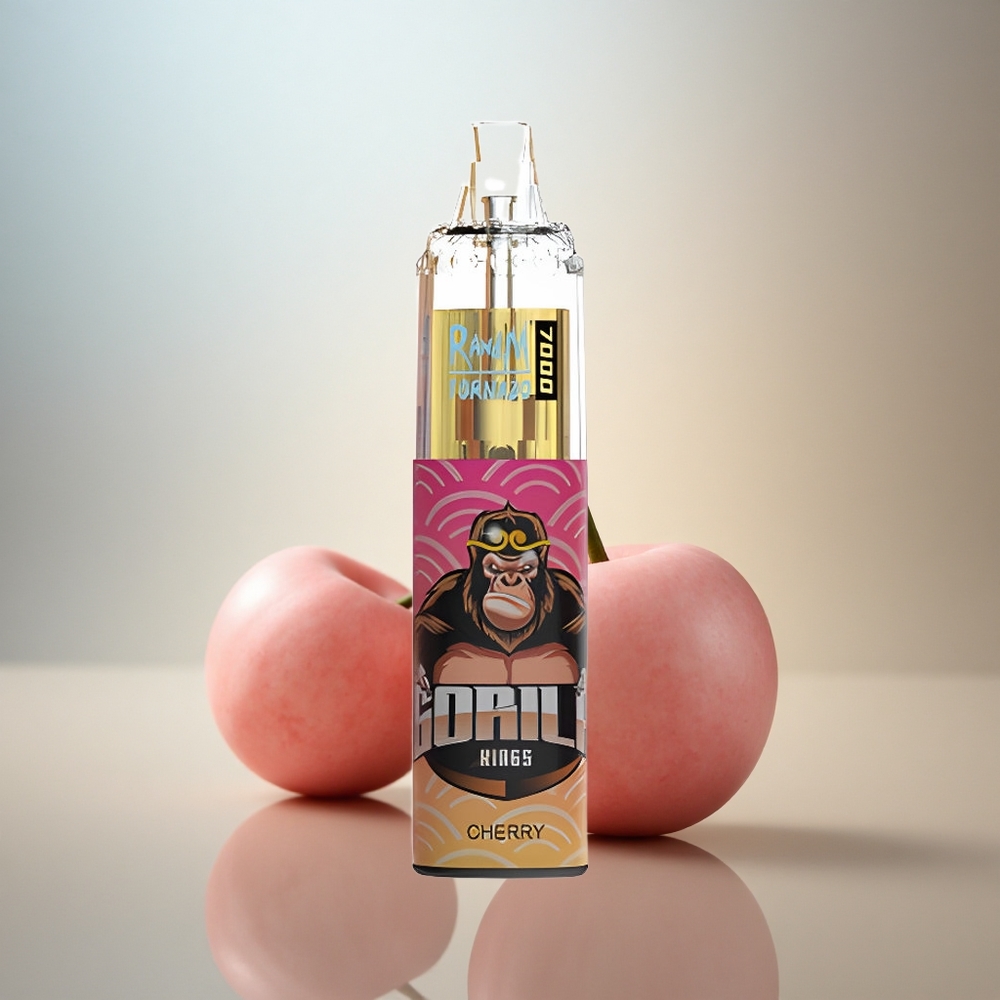 RandM Fumot Tornado 7000 Puffs Körsbär 14ML 850mAh Mesh