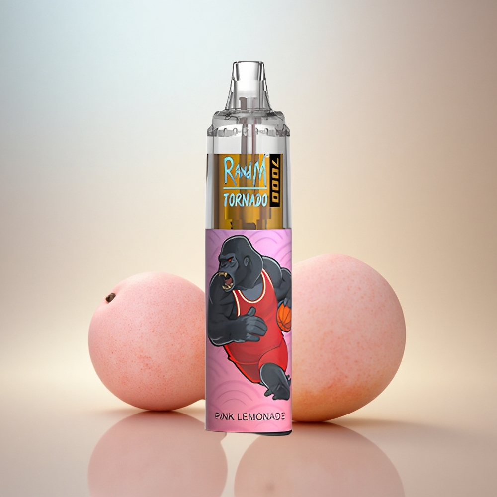 RandM Fumot Tornado 7000 Puffs Rosa Lemonad med 850 mAh och 5% Nikotin