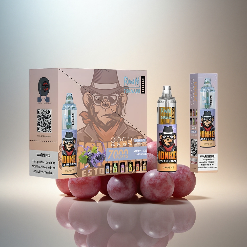 RandM Fumot Tornado 7000 Puffs Vindruvis med 5% nikotin och 850 mAh