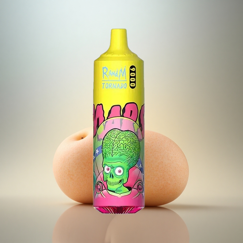 RandM Fumot Tornado 9000 Puffs Trippel Mango med 18 mL E-vätska och 850 mAh Batteri