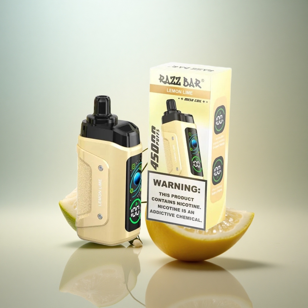 Razz Bar 45000 Puffs Citron Lime Typ-C 650mAh 20mg Nikotin