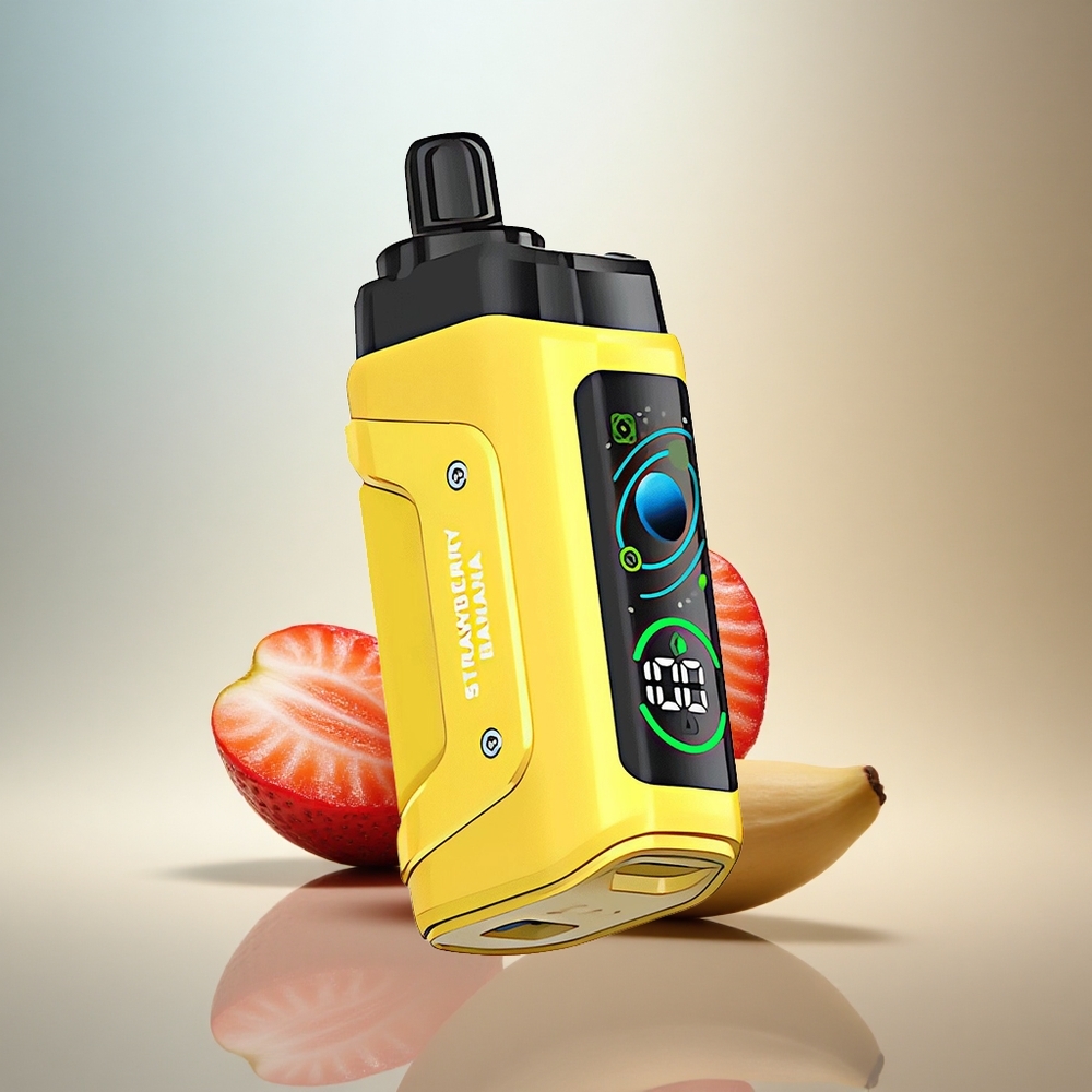 Razz Bar 45000 Puffs Jordgubb Banan 20 mg Nikotin Typ-C