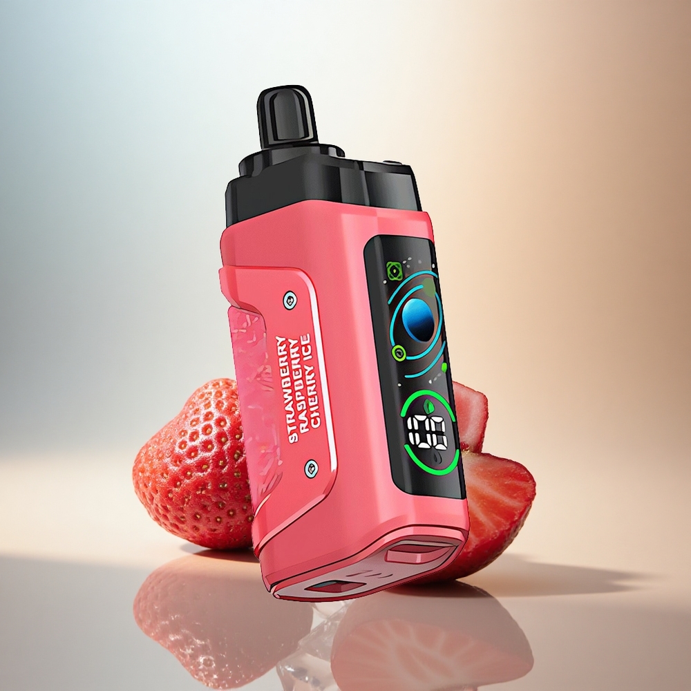 Razz Bar 45000 Puffs Jordgubb Körsbär Is med 20 mg nikotin och 650 mAh