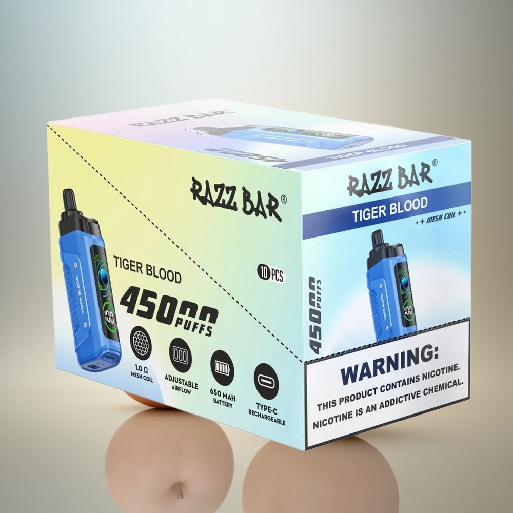 Razz Bar 45000 Puffs Tigblod 650 mAh Typ-C Laddningsbar