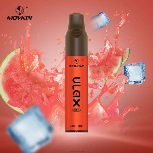 2V0J58 RandM Movkin Ulax 6800 (keramisk spole) uppladdningsbar engångs vape pod-enhet RandM vapes wholesale frodig is