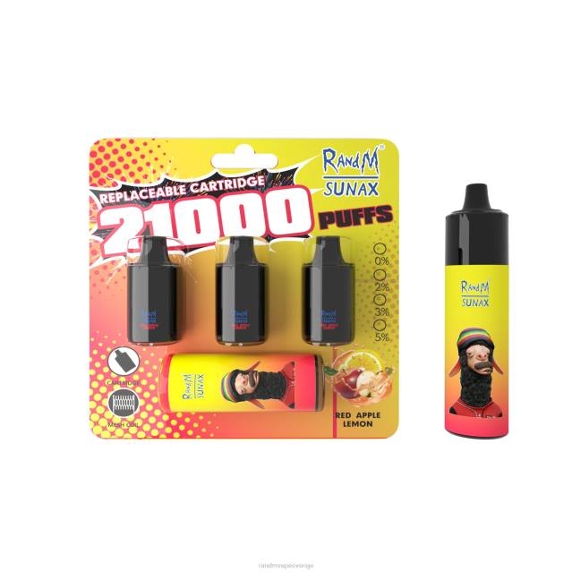 2V0J268 RandM Sunax 21000 luftflödeskontroll pod utbytbar vape enhet 1st RandM vapes wholesale gummibjörn