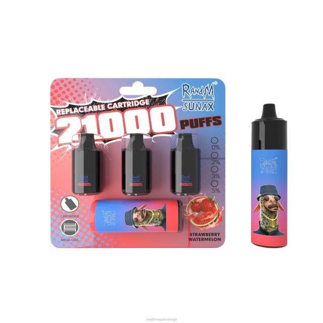 2V0J268 RandM Sunax 21000 luftflödeskontroll pod utbytbar vape enhet 1st RandM vapes wholesale gummibjörn