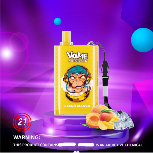 2V0J277 RandM Vome Monster 10000 luftflödeskontroll vape pod enhet 1st RandM rabatt code frodig is