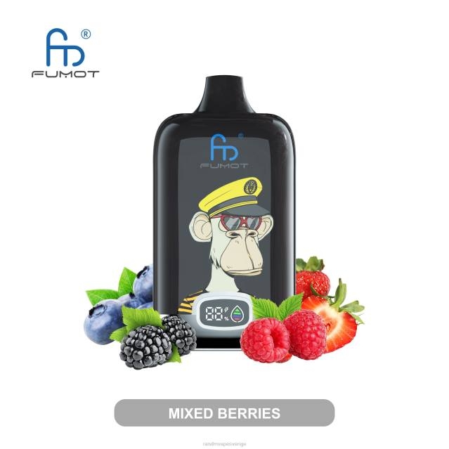 2V0J11 Fumot Original RandM Digital Box 12000 batteri och flytande display vape-enhet RandM vape Sverige rosa lemonad