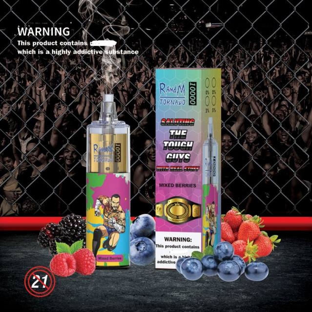 2V0J105 RandM Tornado 10000 luftflödeskontroll vape enhet 1st RandM vape buy online blandat bär