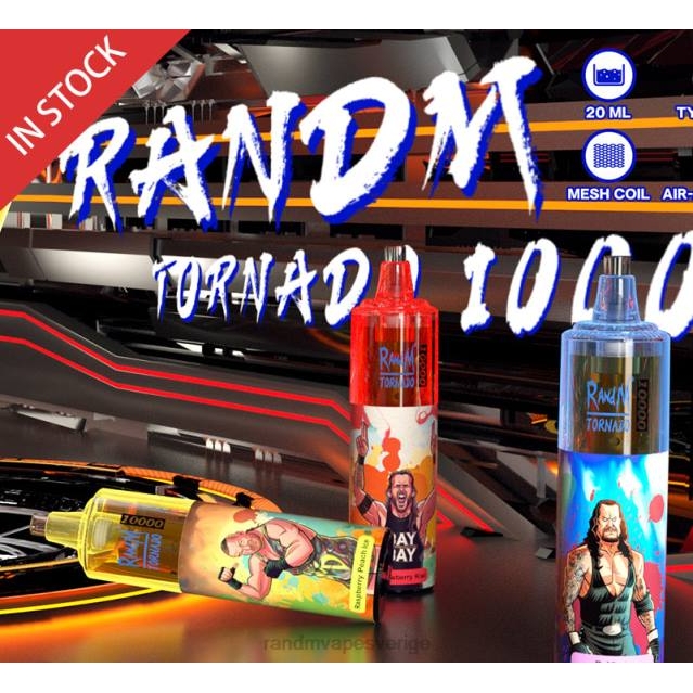 2V0J107 RandM Tornado 10000 luftflödeskontroll vape enhet 1st RandM rabatt code jordgubbsmunk
