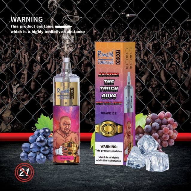 2V0J109 RandM Tornado 10000 luftflödeskontroll vape enhet 1st tornado vape Sverige druvis