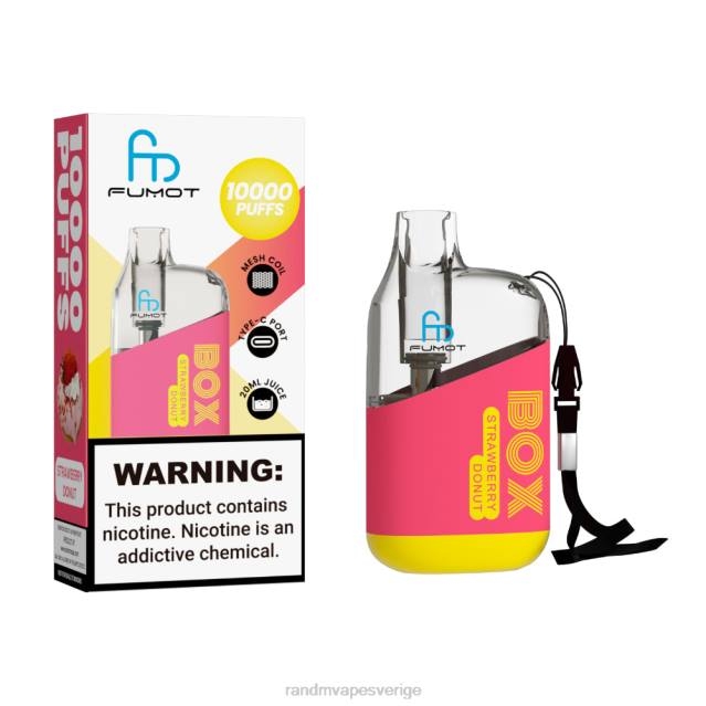 2V0J86 Fumot Original RandM Tornado Box 10000 luftflödeskontroll vape enhet 1st RandM vape smaken frodig is
