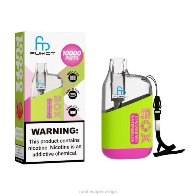 2V0J86 Fumot Original RandM Tornado Box 10000 luftflödeskontroll vape enhet 1st RandM vape smaken frodig is