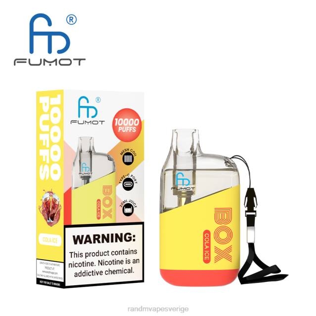 2V0J86 Fumot Original RandM Tornado Box 10000 luftflödeskontroll vape enhet 1st RandM vape smaken frodig is