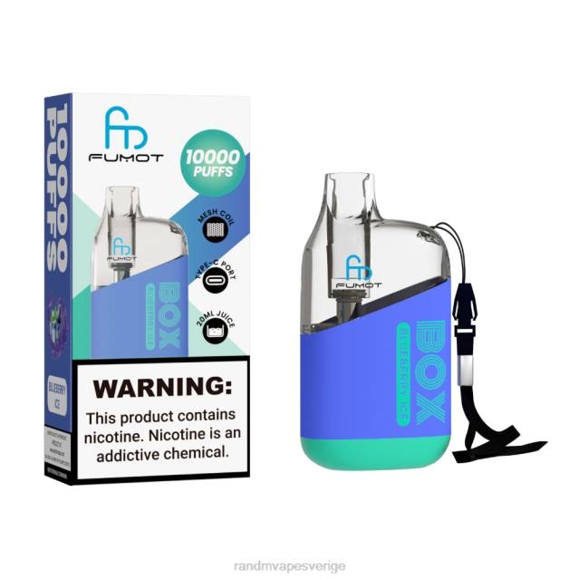 2V0J86 Fumot Original RandM Tornado Box 10000 luftflödeskontroll vape enhet 1st RandM vape smaken frodig is