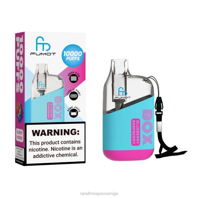 2V0J86 Fumot Original RandM Tornado Box 10000 luftflödeskontroll vape enhet 1st RandM vape smaken frodig is