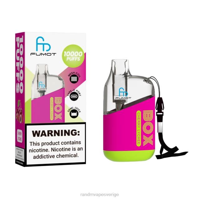 2V0J86 Fumot Original RandM Tornado Box 10000 luftflödeskontroll vape enhet 1st RandM vape smaken frodig is